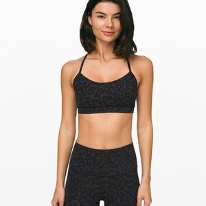 Lululemon Cheetah Print Flow Y Bra